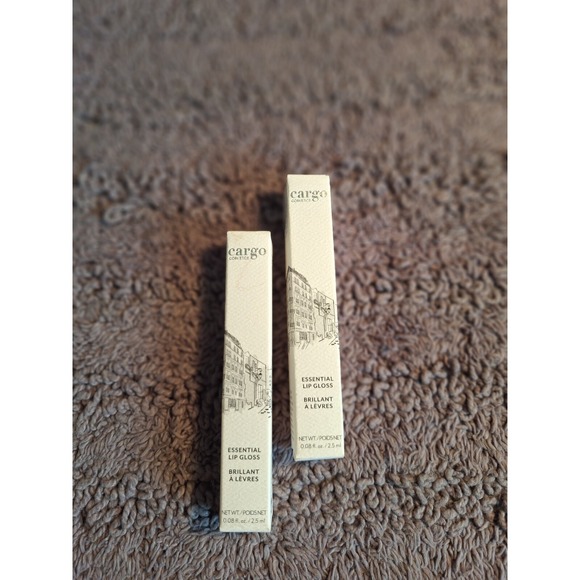 Cargo Cosmetics Essential Lip Gloss‎ 2pk - Magenta Pink 0.08 oz/2.5ml - Picture 1 of 6
